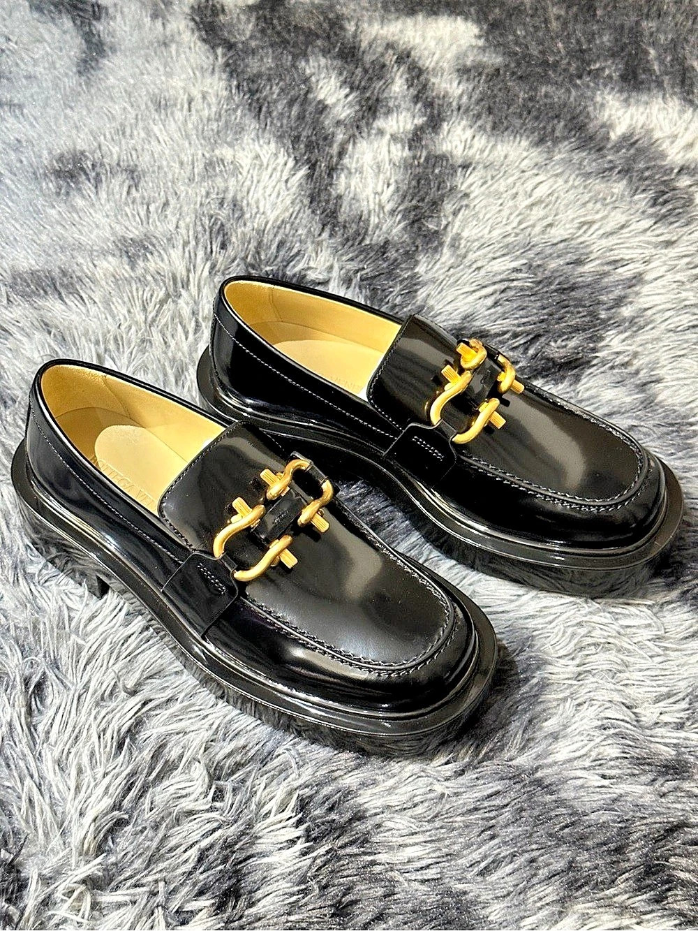 Bottega Veneta Monsieur Loafer Black Patent Leather